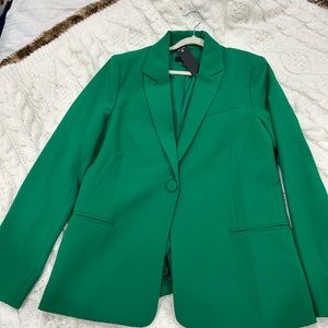 Green blazer new with tags